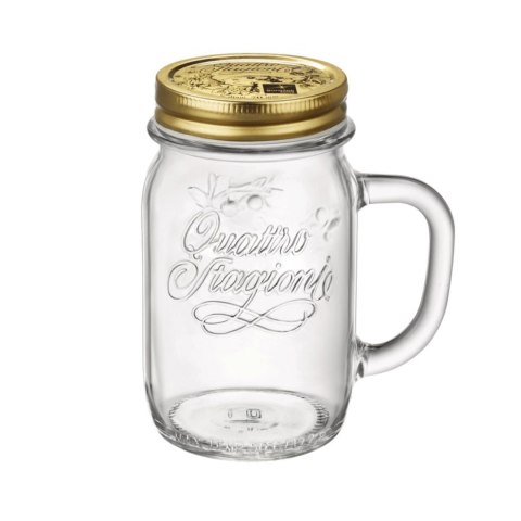 Słoik z uchem Quattro Stagioni, Bormioli Rocco, 415 ml Słoik z uchem Quattro Stagioni, Bormioli Rocco, 415 ml