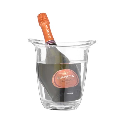 Wiadro do chłodzenia szampana, przezroczyste, Bar up, 3L, 220x185x(H)226mm Wiadro do chłodzenia szampana, przezroczyste, Bar up, 3L, 220x185x(H)226mm