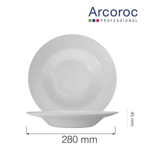 Talerz na pastę biały Sweet Line 280 mm, h 45mm Talerz na pastę biały Sweet Line 280 mm, h 45mm