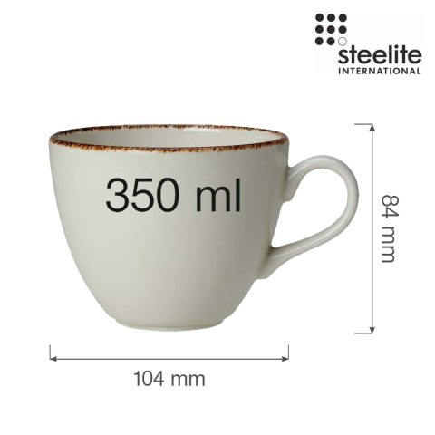 Filiżanka do cappuccino Dapple Brown 350 ml Filiżanka do cappuccino Dapple Brown 350 ml