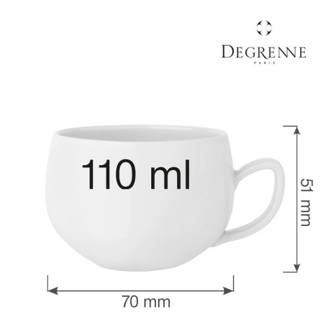 Filiżanka do espresso Salam The Blanc, 110 ml Filiżanka do espresso Salam The Blanc, 110 ml