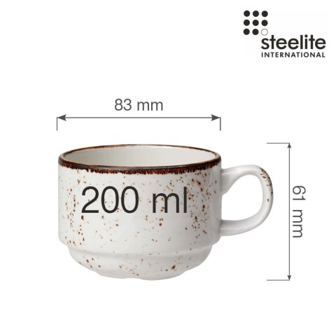 Filiżanka do kawy i herbaty Slimline Craft 200 ml Filiżanka do kawy i herbaty Slimline Craft 200 ml