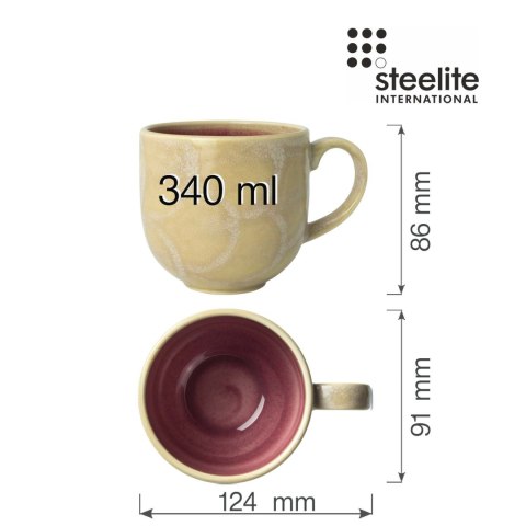 Kubek Mug Aurora Vesuvius Rose 340 ml Kubek Mug Aurora Vesuvius Rose 340 ml