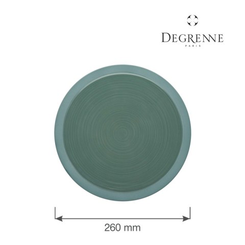 Talerz płytki Bahia Argile Verte, 260 mm Talerz płytki Bahia Argile Verte, 260 mm