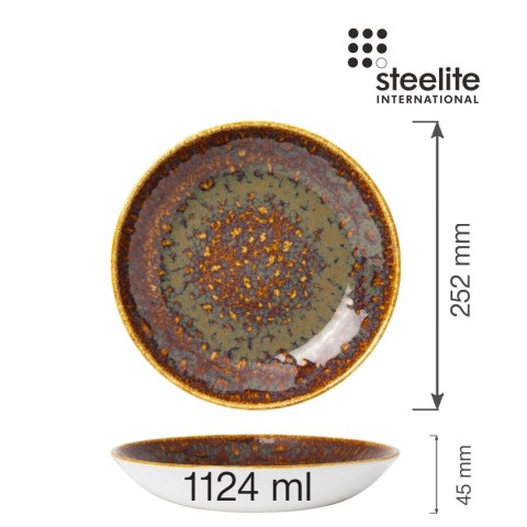 Miska coupe Vesuvius Amber 252 mm Miska coupe Vesuvius Amber 252 mm