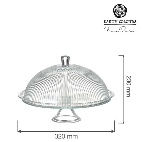 Patera z kloszem Aura, 320 x (h)230mm Patera z kloszem Aura, 320 x (h)230mm