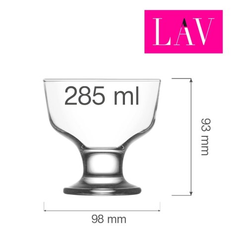 Pucharek do lodów i deserów Destina 285 ml, LAV Pucharek do lodów i deserów Destina 285 ml, LAV