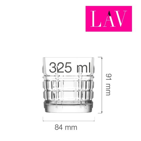 Szklanka do whiskey Brit 325 ml, LAV Szklanka do whiskey Brit 325 ml, LAV
