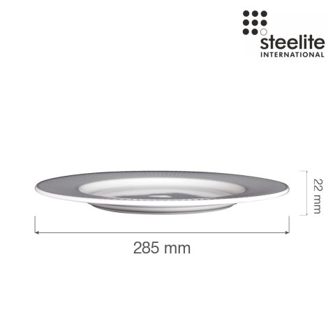 Talerz Gourmet z dużym rantem Willow 285 mm Talerz Gourmet z dużym rantem Willow 285 mm