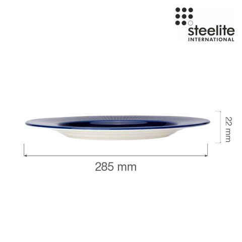 Talerz Gourmet z dużym rantem Willow Azure 285 mm Talerz Gourmet z dużym rantem Willow Azure 285 mm