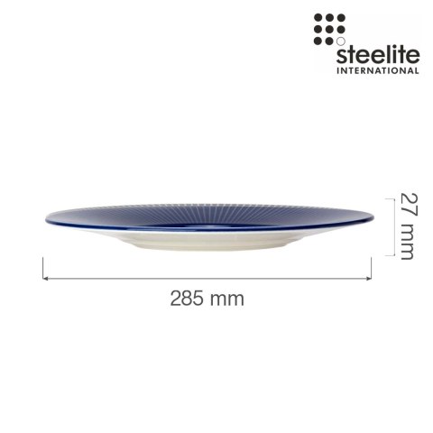Talerz Gourmet ze średnim rantem Willow Azure 285 mm Talerz Gourmet ze średnim rantem Willow Azure 285 mm