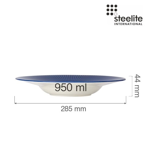 Talerz głęboki Gourmet z rantem Willow Azure 285 mm Talerz głęboki Gourmet z rantem Willow Azure 285 mm