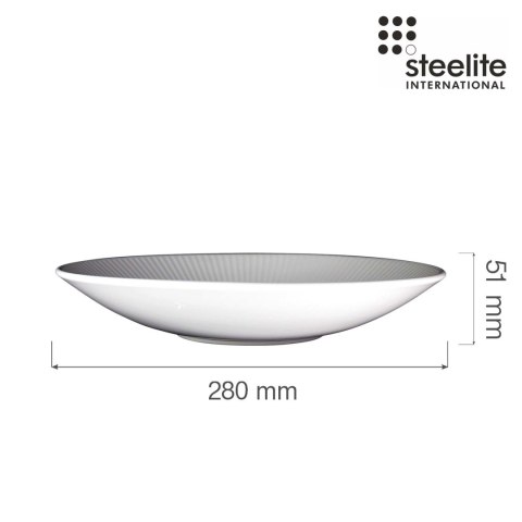 Talerz głęboki coupe Willow Gourmet 280 mm Talerz głęboki coupe Willow Gourmet 280 mm