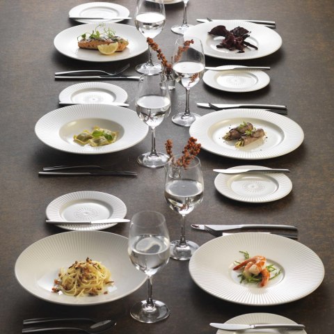 Talerz płytki gourmet coupe Willow 280 mm Talerz płytki gourmet coupe Willow 280 mm