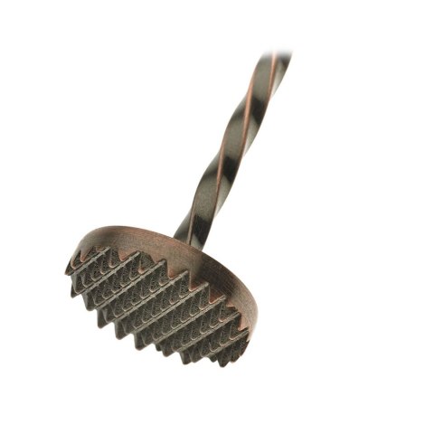 Łyżka barmańska z tłuczkiem, 300mm, antyczna miedź, Barfly Łyżka barmańska z tłuczkiem, 300mm, antyczna miedź, Barfly