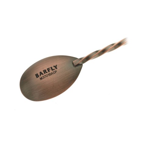 Łyżka barmańska z tłuczkiem, 300mm, antyczna miedź, Barfly Łyżka barmańska z tłuczkiem, 300mm, antyczna miedź, Barfly