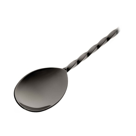 Łyżka barmańska z tłuczkiem, 300mm, czarna, Barfly Łyżka barmańska z tłuczkiem, 300mm, czarna, Barfly