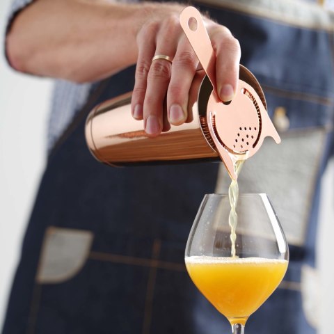 Shaker 3-częściowy w stylu japońskim, Cobbler, Bar up, miedziany Shaker 3-częściowy w stylu japońskim, Cobbler, Bar up, miedziany