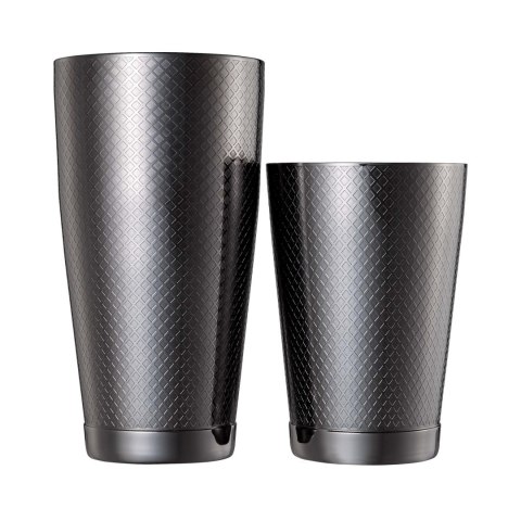Shaker tin tin Diamond Lattice, czarny, Barfly, 830/530ml Shaker tin tin Diamond Lattice, czarny, Barfly, 830/530ml