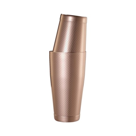 Shaker tin tin Diamond Lattice, miedź, Barfly, 830/530ml Shaker tin tin Diamond Lattice, miedź, Barfly, 830/530ml
