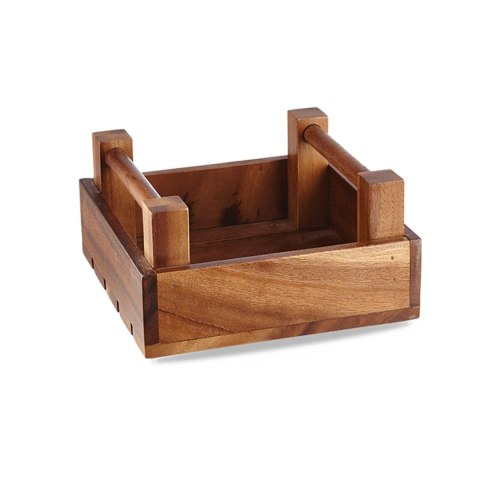 Drewniany stojak bufetowy 200x200x(h)100 mm Drewniany stojak bufetowy 200x200x(h)100 mm