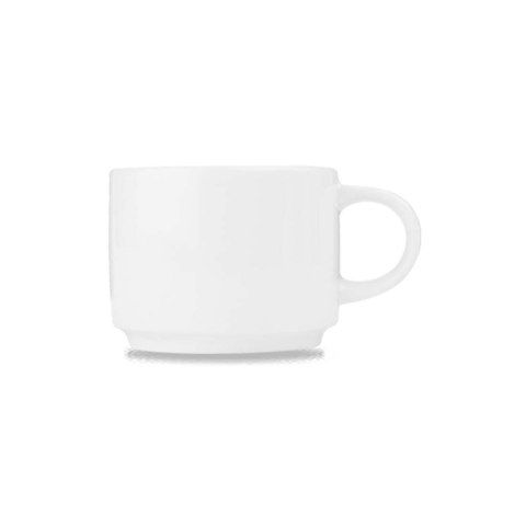 Filiżanka sztaplowana do herbaty i kawy White Compact 213 ml Filiżanka sztaplowana do herbaty i kawy White Compact 213 ml