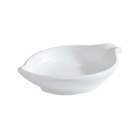 Miska z melaminy, biała, 10,5x7,5cmx2,5(h)cm Miska z melaminy, biała, 10,5x7,5cmx2,5(h)cm