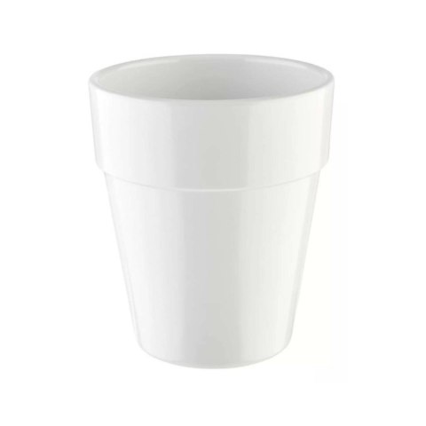 Pojemnik na sztućce, Miska w kształcie doniczki "Flowerpot", biała, z melaminy, 13x(h)150 mm, 1 L Pojemnik na sztućce, Miska w kształcie doniczki "Flowerpot", biała, z melaminy, 13x(h)150 mm, 1 L