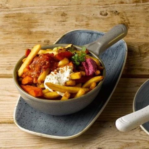 Stonecast Grey Snack Bowl 400ml Stonecast Grey Snack Bowl 400ml