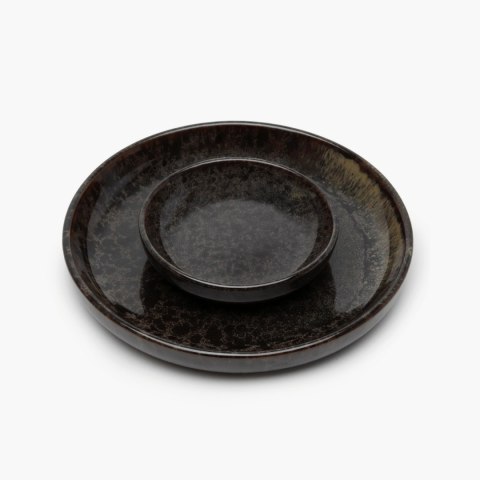 Talerz na dipy Surface Indi Grey 90x20mm Talerz na dipy Surface Indi Grey 90x20mm