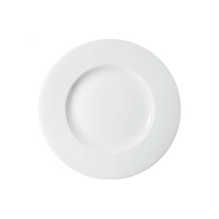 Talerz z szerokim rantem White Profile 275 mm