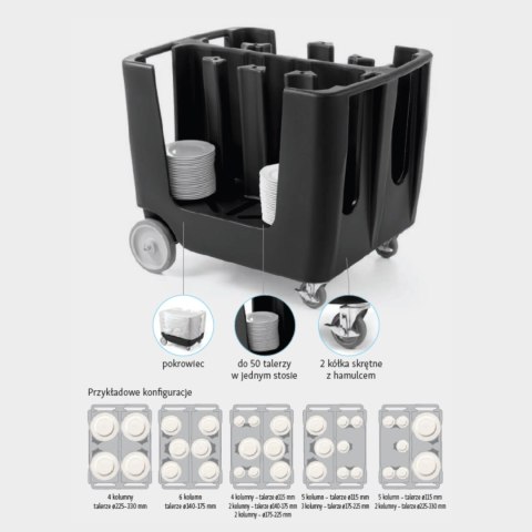 Wózek cateringowy na talerze Amerbox Wózek cateringowy na talerze Amerbox