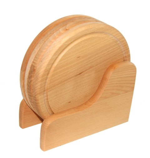 Deska do krojenia komplet ze stojakiem 4 szt 25 cm Deska do krojenia komplet ze stojakiem 4 szt 25 cm