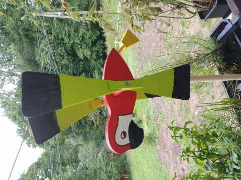 Wiatrak odstraszacz ogrodowy DUŻY 47 cm papuga Wiatrak odstraszacz ogrodowy DUŻY 47 cm papuga