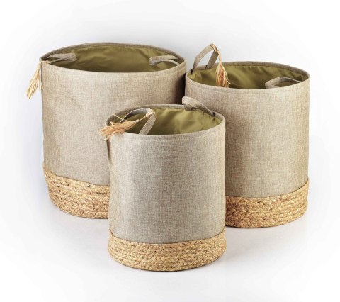 AMPARO KOMPLET 3 KOSZY L42xh46cm, M39xh42cm, S34xh38cm AMPARO KOMPLET 3 KOSZY L42xh46cm, M39xh42cm, S34xh38cm