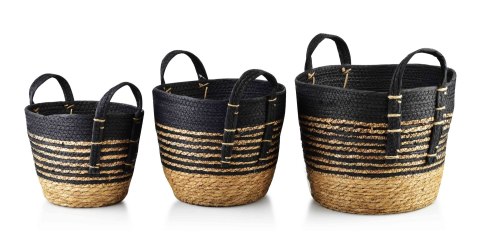 BALI Komplet 3 koszyXL:33x33xH:26 L:28x28xH:23 M:23x23xH:20cm BALI Komplet 3 koszyXL:33x33xH:26 L:28x28xH:23 M:23x23xH:20cm