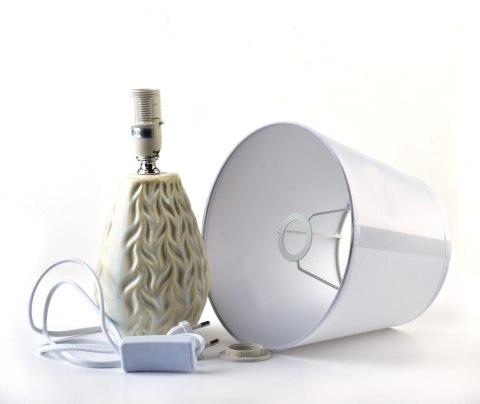 LETI BEIGE Lampa stołowa 12x10xh30cm LETI BEIGE Lampa stołowa 12x10xh30cm