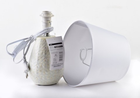 LETI BEIGE Lampa stołowa 12x10xh30cm LETI BEIGE Lampa stołowa 12x10xh30cm