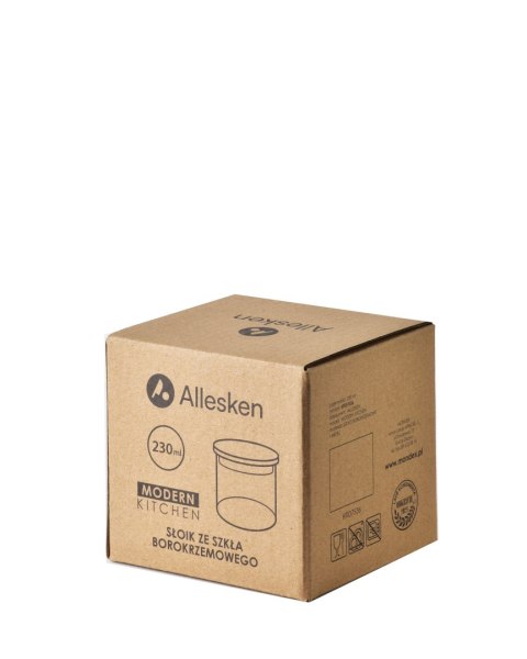 MODERN KITCHEN Słój 230ml 9x8,4xh7,4cm MODERN KITCHEN Słój 230ml 9x8,4xh7,4cm