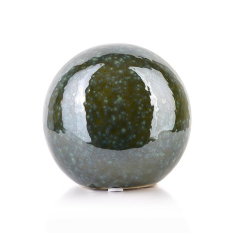 SAGGIO GREEN Kula dekoracyjna 10X10XH9,5zielona SAGGIO GREEN Kula dekoracyjna 10X10XH9,5zielona