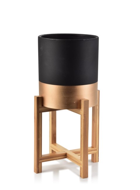 AVA GOLD DONICZKA śr.18xh20cm na stojaku AVA GOLD DONICZKA śr.18xh20cm na stojaku