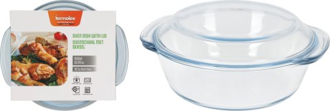 NACZYNIE ŻAROODPORNE Z POKRYWKĄ 2L26X23X11CM NACZYNIE ŻAROODPORNE Z POKRYWKĄ 2L26X23X11CM