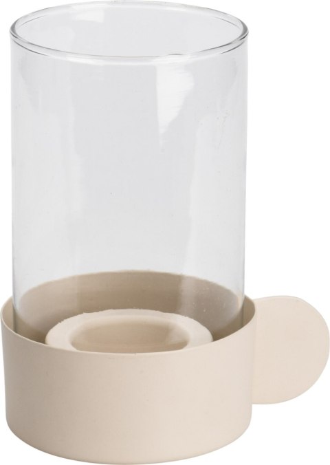 ŚWIECZNIK NA TEALIGHT 15CM CIEPŁY SZARY ŚWIECZNIK NA TEALIGHT 15CM CIEPŁY SZARY