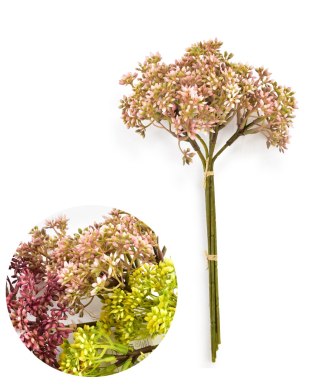 VIRIDIS Kwiat sztuczny Gipsówka pęczek 6szt. 30cm