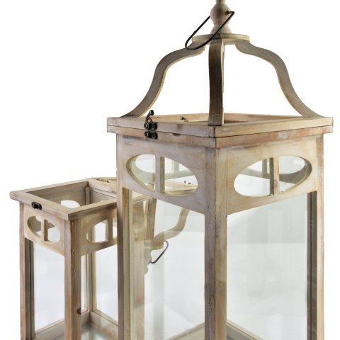 LOKKE Komplet 2 latarni 25x25x64/18x18x49cm LOKKE Komplet 2 latarni 25x25x64/18x18x49cm