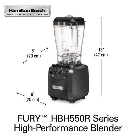 Blender barmański HBH550R-CE Fury® 1.8l 880W, Hamilton Beach Commercial Blender barmański HBH550R-CE Fury® 1.8l 880W, Hamilton Beach Commercial