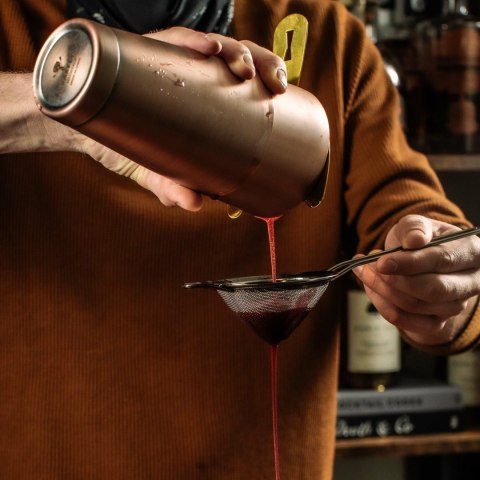 Shaker barmański 3-częściowy w stylu japońskim Diamond Lettice, antyczna miedź, 700ml Shaker barmański 3-częściowy w stylu japońskim Diamond Lettice, antyczna miedź, 700ml